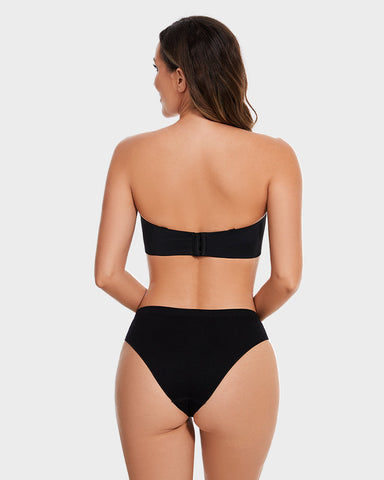 Full Support Non-Slip Convertible Bandeau Bra