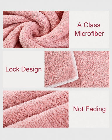Fast Drying Hair Turban Microfiber Towel Cap