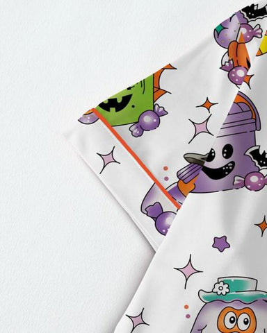 Women's Halloween Print Pajama Set