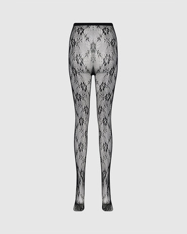 Sexy Floral Fishnet Thigh-High Stockings