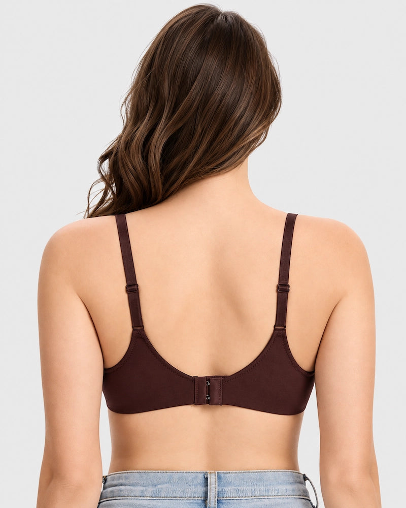 Lightly Lined Wireless Plunge T-Shirt Bra (3 Pcs)