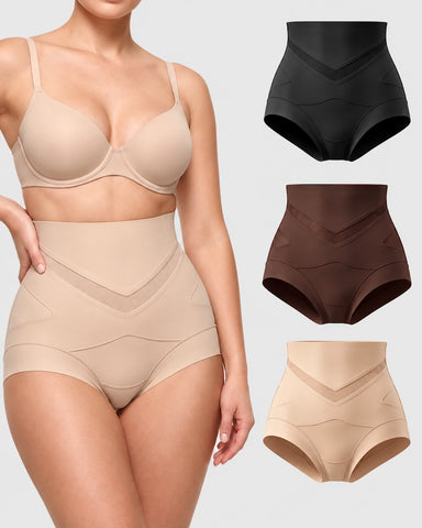 3-Pack V-Shaped Tummy-Control Sculpting Briefs