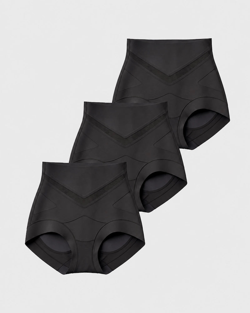 3-Pack V-Shaped Tummy-Control Sculpting Briefs