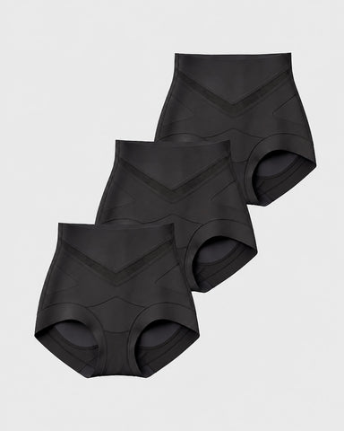 3-Pack V-Shaped Tummy-Control Sculpting Briefs