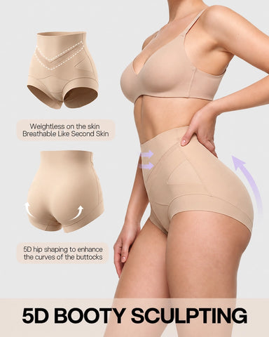 3-Pack V-Shaped Tummy-Control Sculpting Briefs