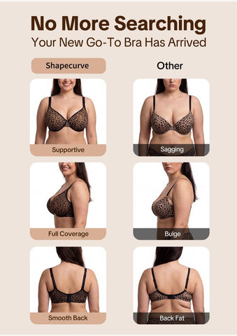 Seraphina Air Light Plus Size Mesh Underwire Bra