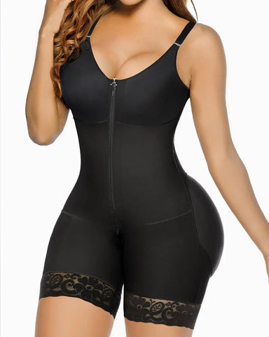 Tummy Control Butt Lifter Shapewear with Zipper