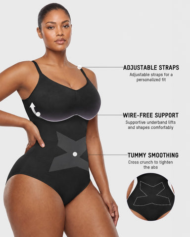 Easyslide™ Deep V Camisole Bodysuit Shapewear