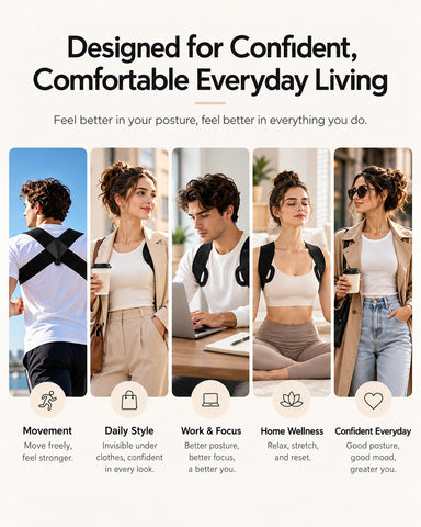 Elastic Posture Support Straps for Men & Women