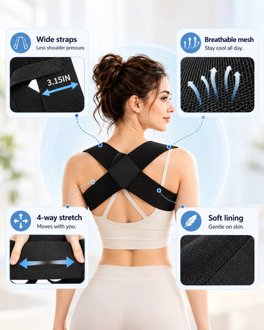 Elastic Posture Support Straps for Men & Women