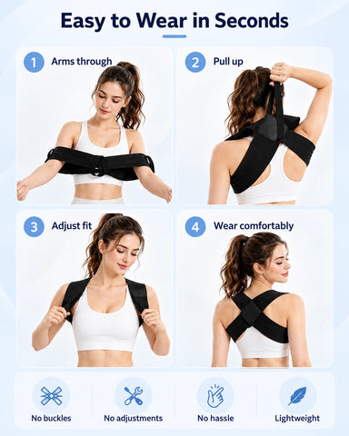 Elastic Posture Support Straps for Men & Women