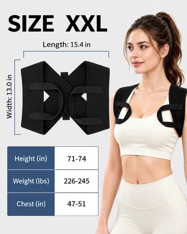 Elastic Posture Support Straps for Men & Women