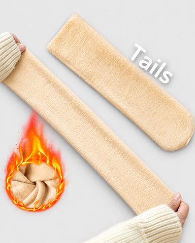 Thick Fleece Lined Warm Crew Socks - 6 Pairs