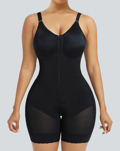 Tummy Control Butt Lifter Shapewear with Zipper