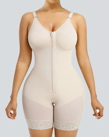 Tummy Control Butt Lifter Shapewear with Zipper