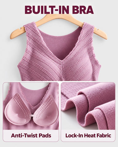 Stay-Warm Bra-Free Thermal Tank Top