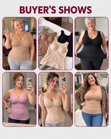 Stay-Warm Bra-Free Thermal Tank Top