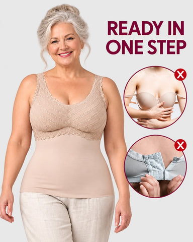 Stay-Warm Bra-Free Thermal Tank Top
