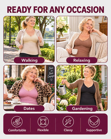 Stay-Warm Bra-Free Thermal Tank Top