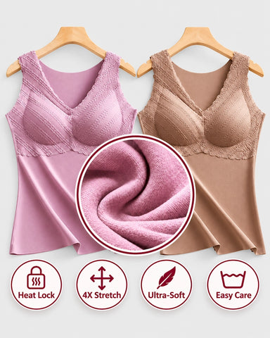 Stay-Warm Bra-Free Thermal Tank Top
