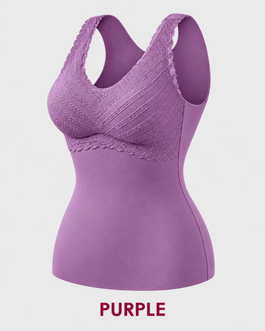 Stay-Warm Bra-Free Thermal Tank Top