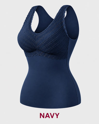 Stay-Warm Bra-Free Thermal Tank Top