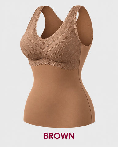 Stay-Warm Bra-Free Thermal Tank Top