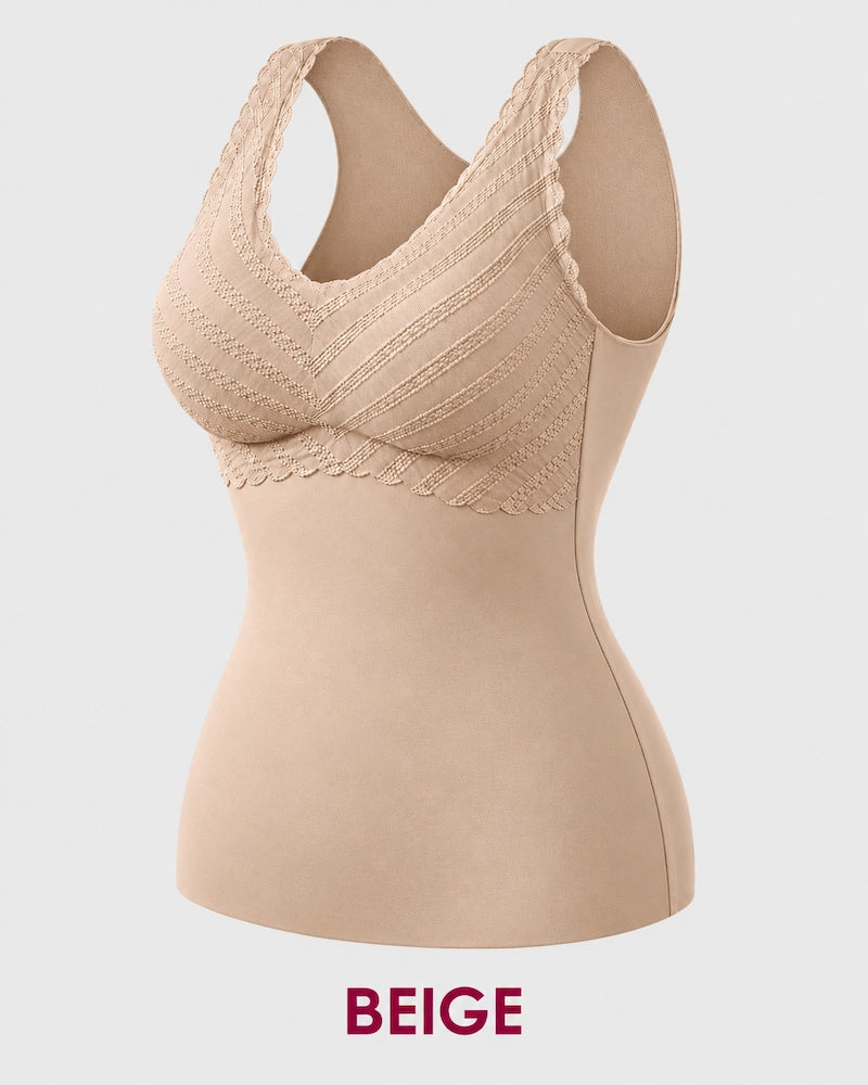 Stay-Warm Bra-Free Thermal Tank Top