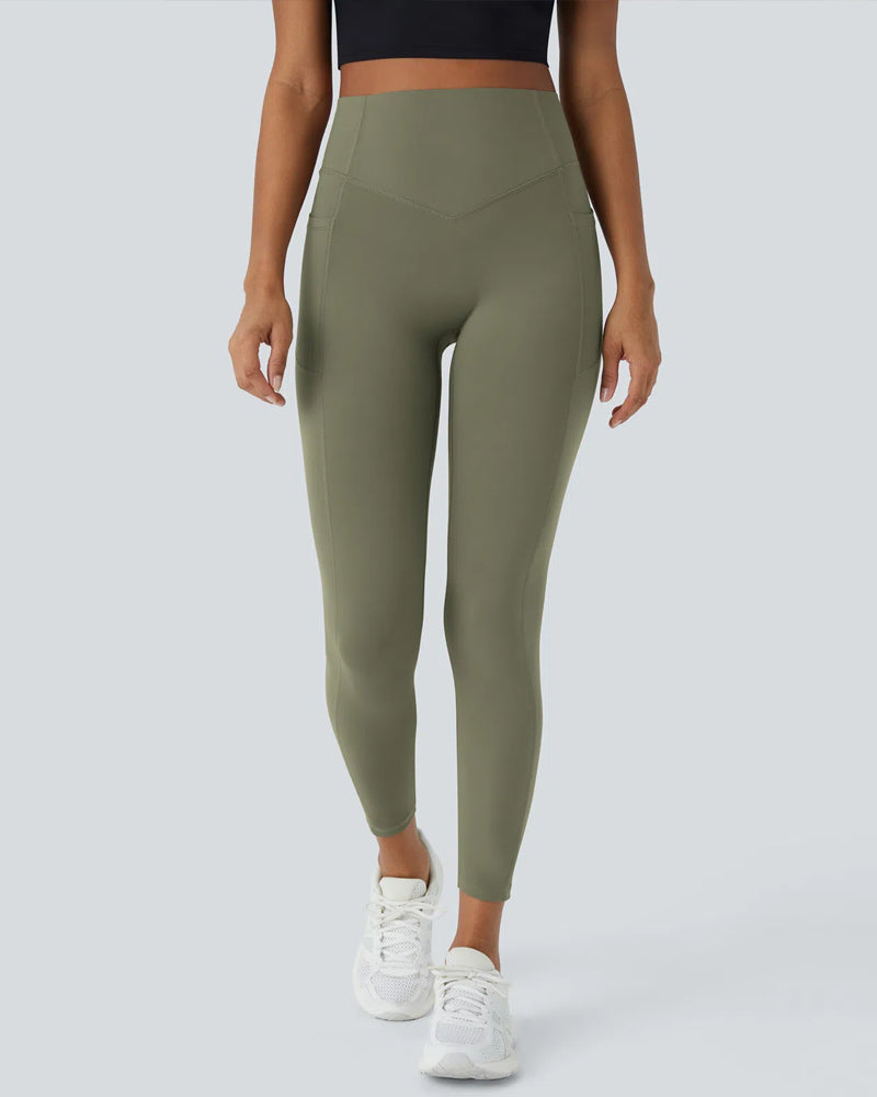 Butt Lifting Tummy Control Pocket Leggings