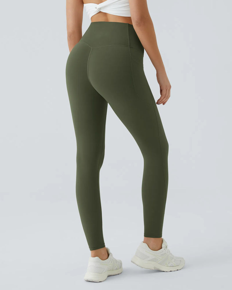 Butt Lifting Tummy Control Pocket Leggings