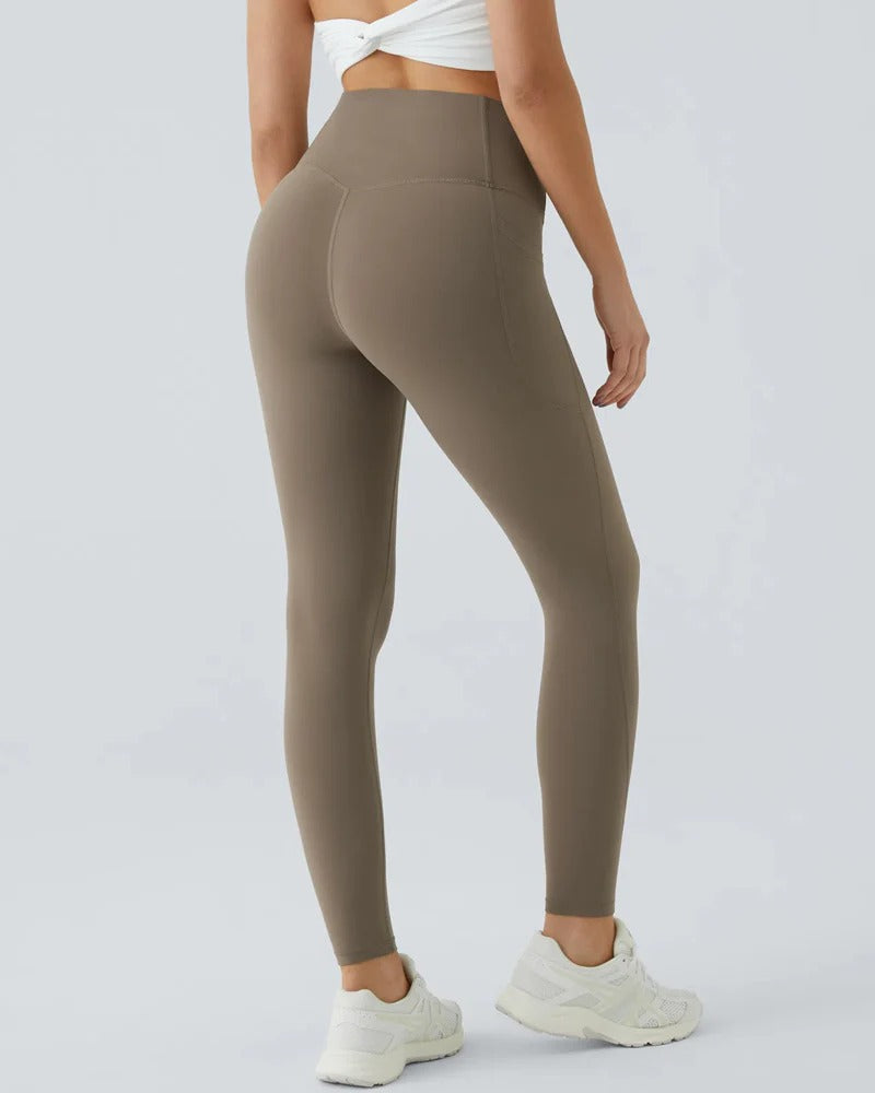 Butt Lifting Tummy Control Pocket Leggings