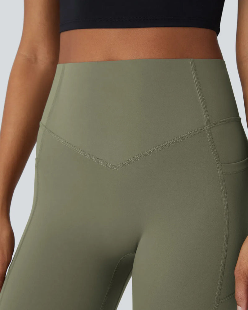 Butt Lifting Tummy Control Pocket Leggings