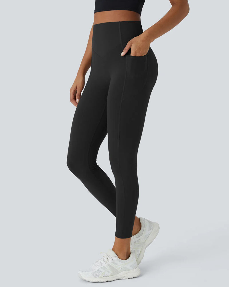 Butt Lifting Tummy Control Pocket Leggings