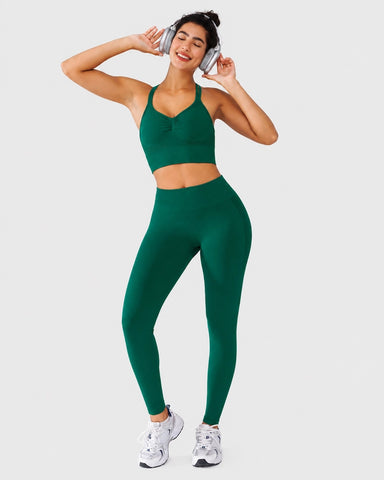 High-Waist Seamless Scrunch Butt-Lifting Shorts & Leggings