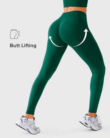 High-Waist Seamless Scrunch Butt-Lifting Shorts & Leggings