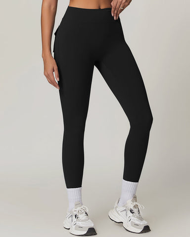 Y2K Cargo Leggings with Wide Waistband & Butt Lift